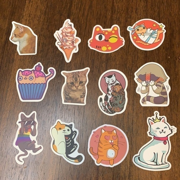 Cat decal vinyl stickers - Picture 1 of 14